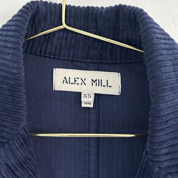 Alex Mill Navy Blue Boyish Corduroy Blazer Jacket Size XS Huckberry - Picture 9 of 15